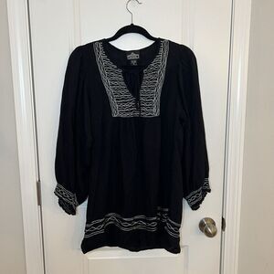 Angie Women’s Peasant Top Medium